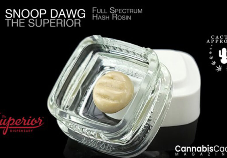 a promotional flyer for "snoop dawg" a full spectrum hash rosin
